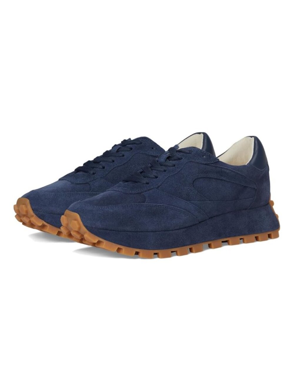 Dolce Vita Navy Blue Suede Tricia Sneakers - Picture 4 of 11